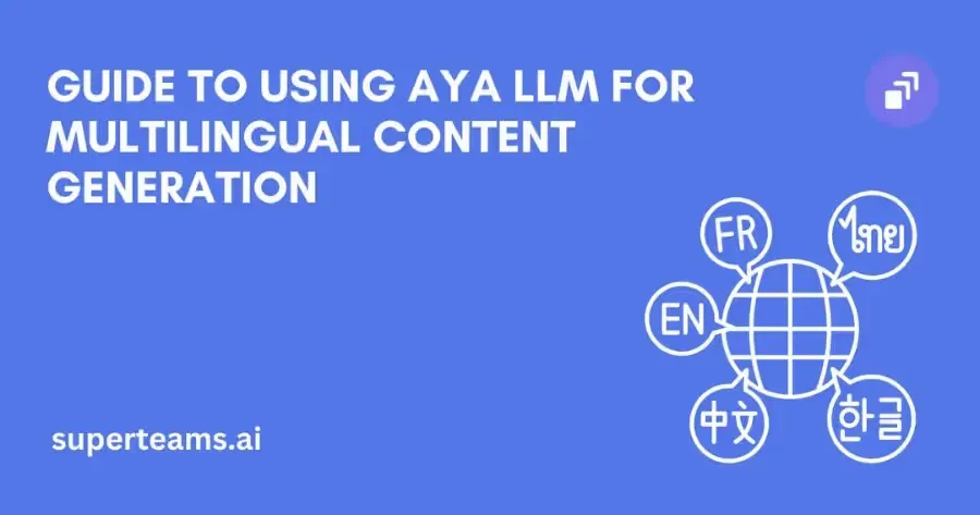 A Step-by-Step Guide to Using Cohere For AI’s Aya LLM for Multilingual Content Generation