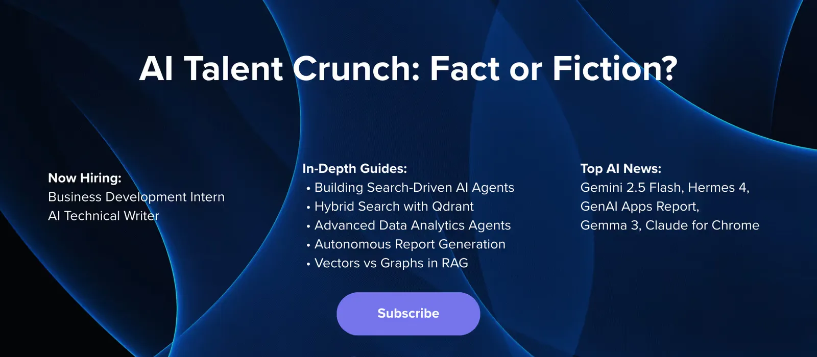 Newsletter September Edition: AI Talent Crunch: Fact or Fiction?